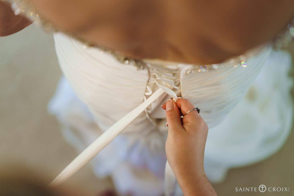bridal wedding preparation at Southdowns Manor